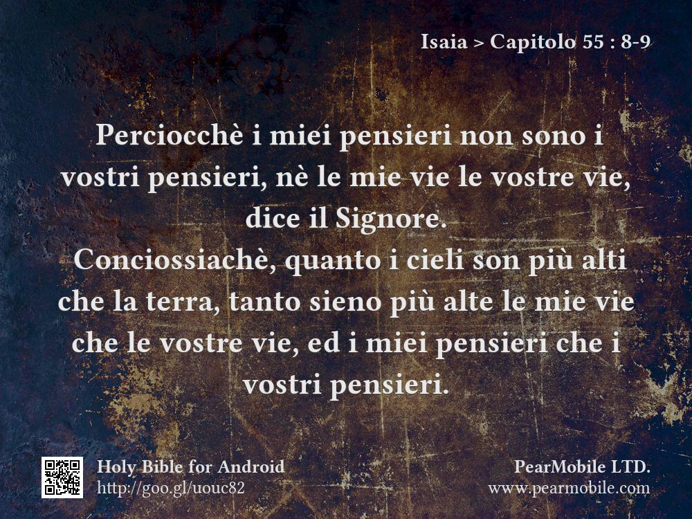 Isaia, Capitolo 55:8-9